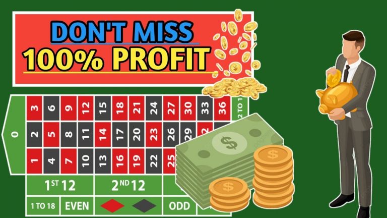 DON’T MISS 100% PROFIT ROULETTE STRATEGY TO WIN / ROULETTE TRICKS #MONEY #CASINO #VIRAL