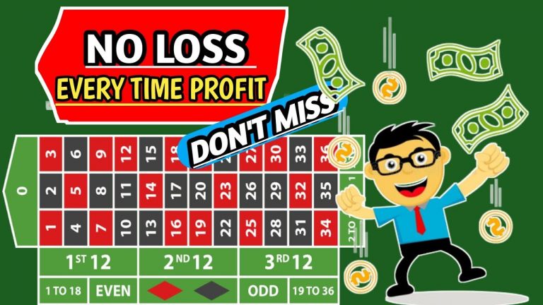 DON’T MISS NO LOSS EVERY TIME PROFIT ROULETTE STRATEGY TO WIN / ROULETTE TRICKS #MONEY #CASINO