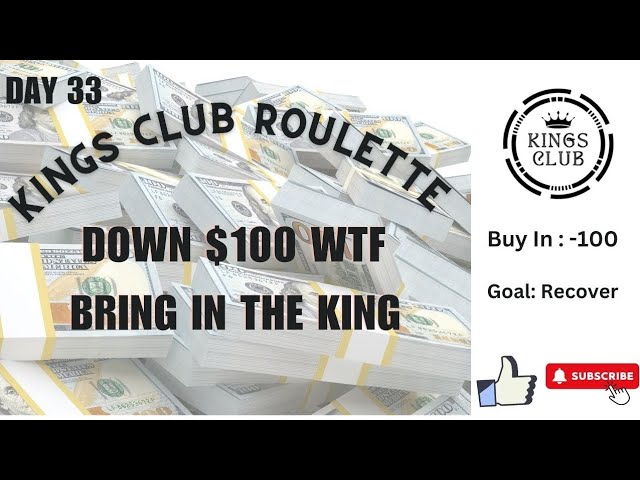 Day 33 – Recovery Down $100 – #casino #roulettestrategy #sidehustle #roulette