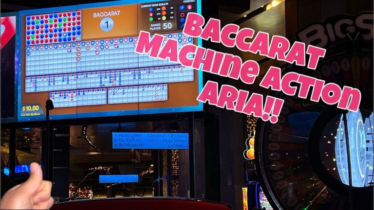 Las Vegas Aria Baccarat machine livestream Vegas vlog