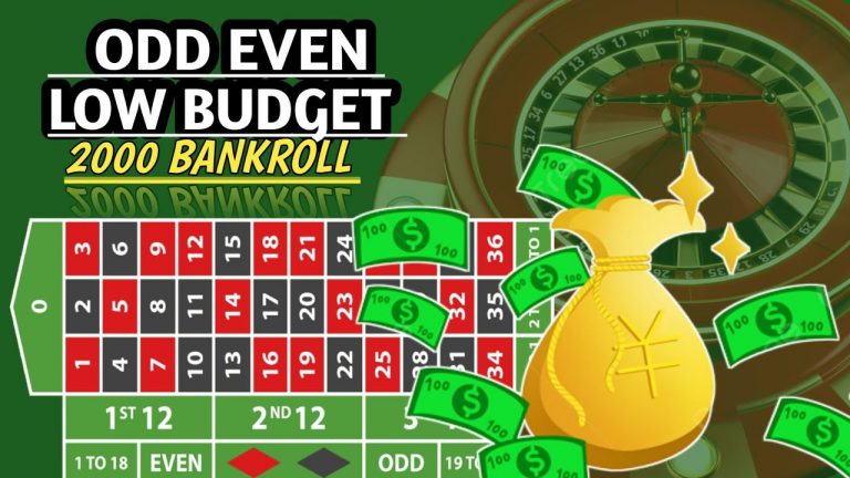 ODD EVEN LOW BUDGET 2000 BANKROLL ROULETTE STRATEGY TO WIN / ROULETTE TRICKS #MONEY #CASINO #VIRAL