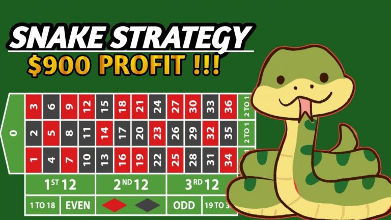 SNAKR STRATEGY $900 PROFIT !!! ROULETTE STRATEGY TO WIN / ROULETTE TRICKS #MONEY #CASINO #VIRAL