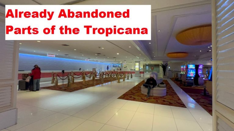 Already Abandoned Parts Of Tropicana Casino Las Vegas