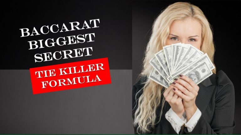 BACCARAT BIGGEST SECRET: HOW TO PLAY THE TIE BET AND WIN EVERY TIME #casino #baccaratjay #gaming