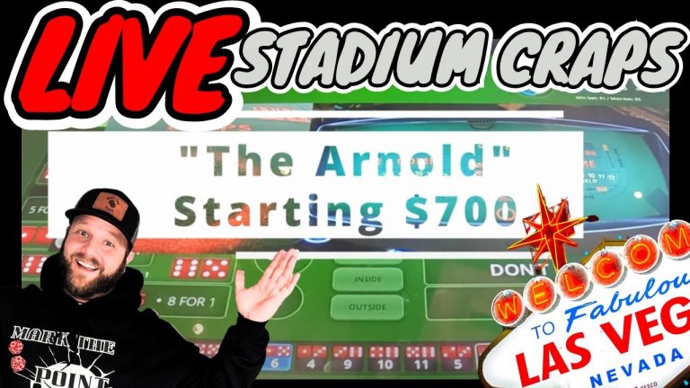 “The Arnold” Live Stadium Craps at Las Vegas Casino!