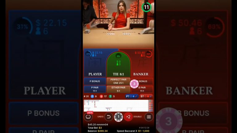 The Golden Matrix Baccarat – Day 2 – Playing for Real Money