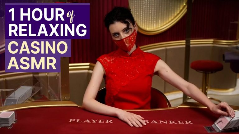 Unintentional ASMR Casino | 1 HOUR of RELAXING Masked Baccarat (Compilation)