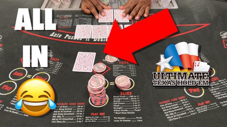 I went all-in blind on Ultimate Texas Hold’em