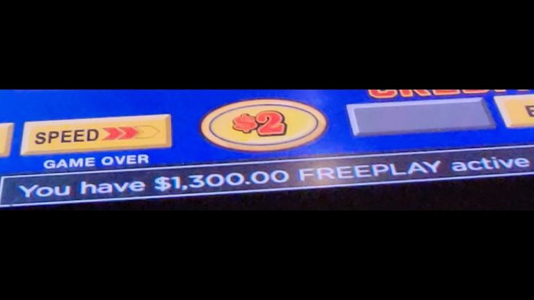 Bellagio Baccarat Bar Video Poker Triple Double Bonus Poker~$1,300 Free Play~So many ‘3 of a Kind’s!