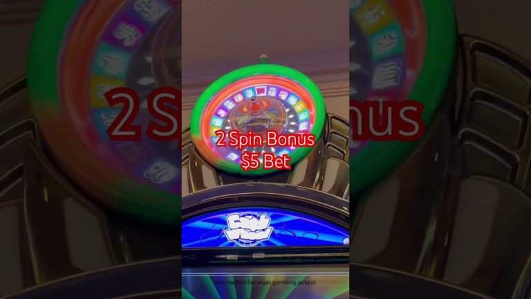 Cash Wheel Double Spin Slot Bonus #casino #casinofun