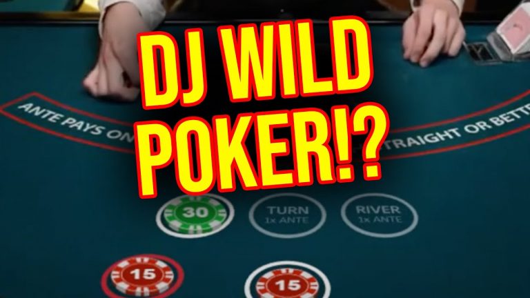 DJ WILD POKER OR BACCARAT OR BOTH!? LIVE CASINO ACTION MARCH 8TH 2024