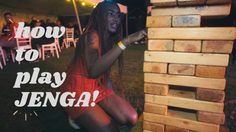 How to play Jenga Party with the Girls Game Guide at Nairobi, Kenya Nightlife Party Event.