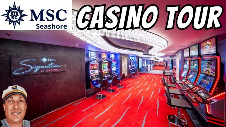 MSC Signature Casino Tour | MSC Seashore – January 2024