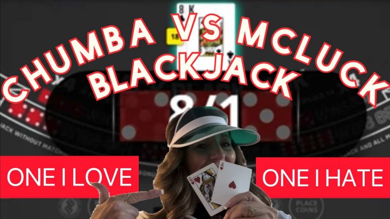 ONLINE BLACKJACKCHUMBA VS MCLUCKI LOVE ONE AND HATE THE OTHER #blackjack #onlinegambling