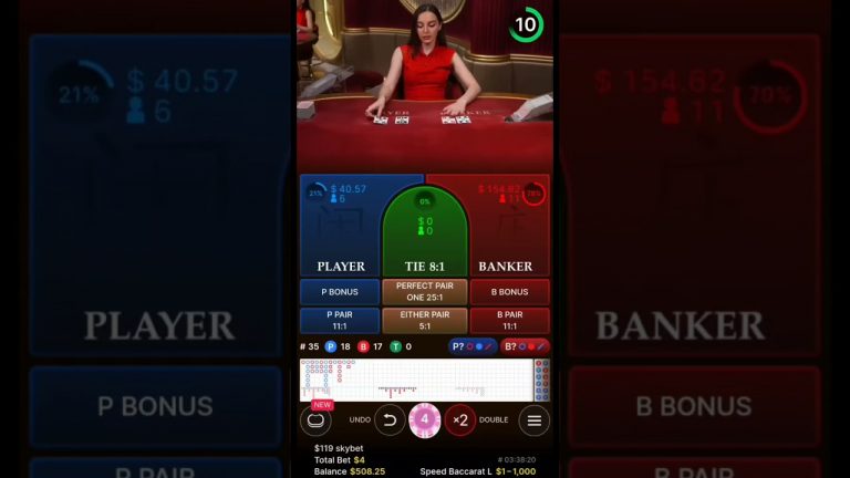 Slipstream Baccarat Strategy – Day 10 – Playing for Real Money