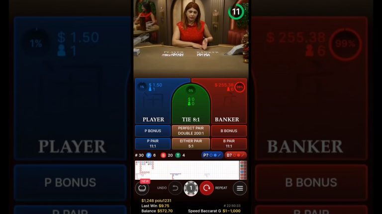 Slipstream Baccarat Strategy – Day 5 – Playing for Real Money