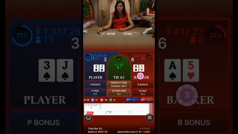 Slipstream Baccarat Strategy – Day 7 – Playing for Real Money