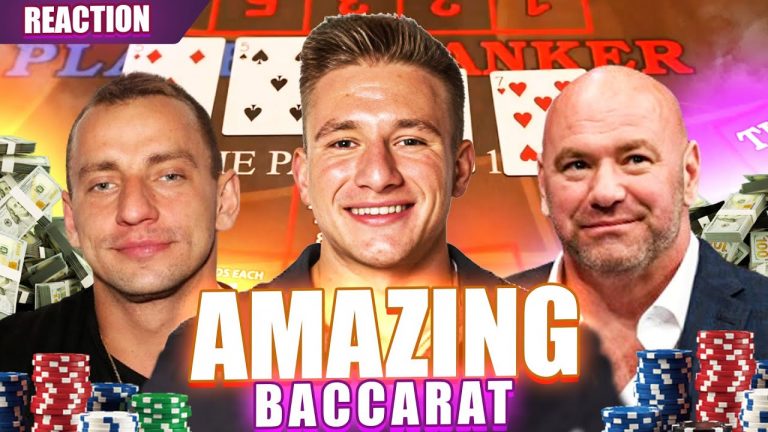 Stevewilldoit Mission to pay Vitaly’s Debt! Dana White to the rescue #baccarat #vegas #reaction