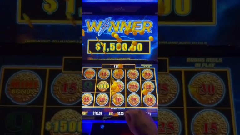 Super Grand Coin On Dollar Storm! Jackpot Time! #shorts #casino