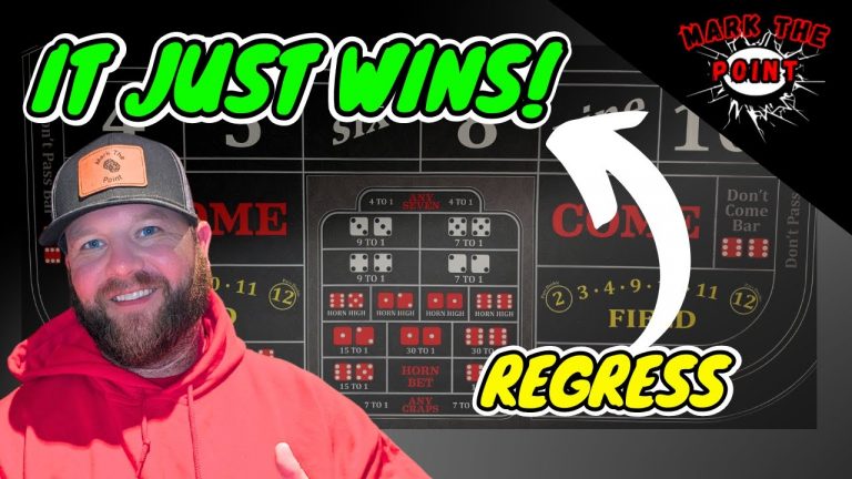 “The BEST” Craps Strategy Regression! How to Win with $1,000