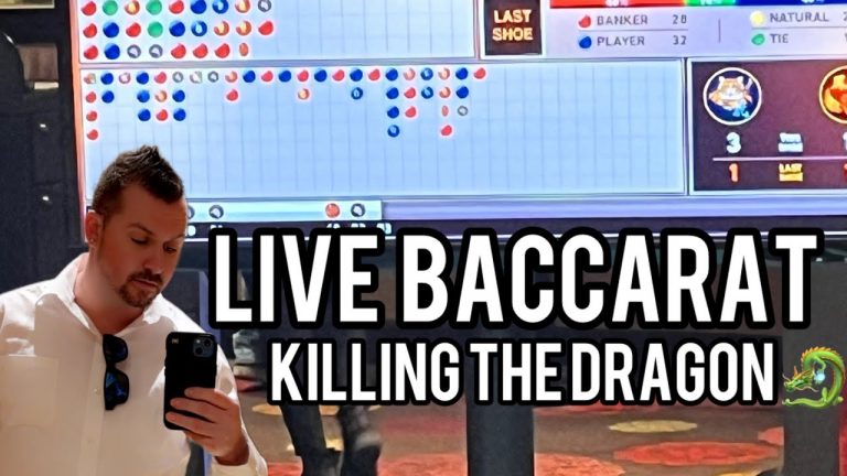 The Baccarat Assassin Live At Epoch Casino – Killing The Dragon Part 3