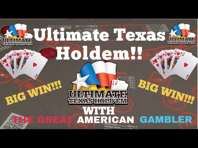 Ultimate Texas Holdem From Las Vegas, Nevada! Big Win at The El Cortez!!!