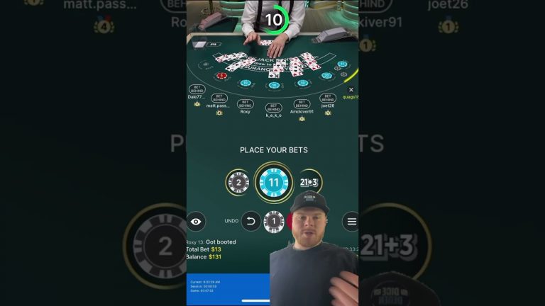 $100 to $10K Challenge – Day 4 #blackjack #gambling #casino #challenge