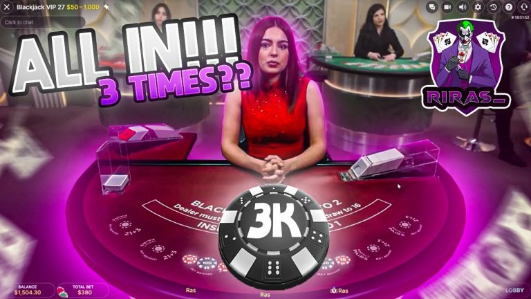All In 3 Times! – #blackjack #casino #gambling