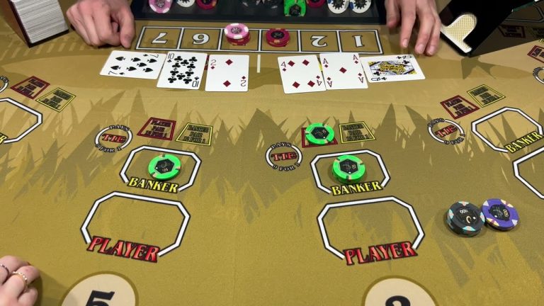 BACCARAT LONG SESSION $3,000 BUY IN 2 PLAYER