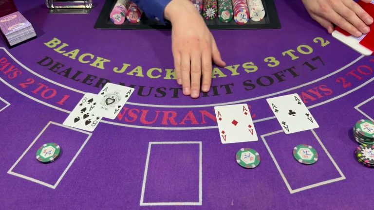 BLACKJACK $1,000 BUY IN 6 DECK SHOE 2 PLAYERS