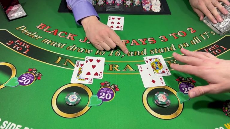 BLACKJACK DOUBLE DECK $1,000 BUY IN 2 PLAYERS