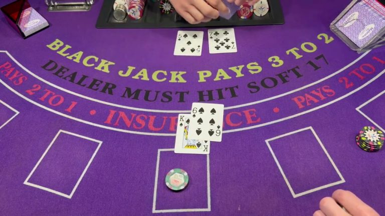 BLACKJACK DOUBLE DECK $1,000 BUY IN