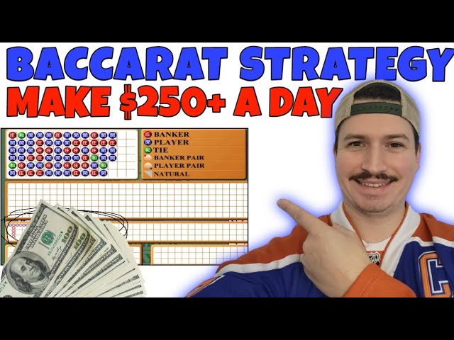 Baccarat Strategy That Makes $250+ A Day From Home Easily.