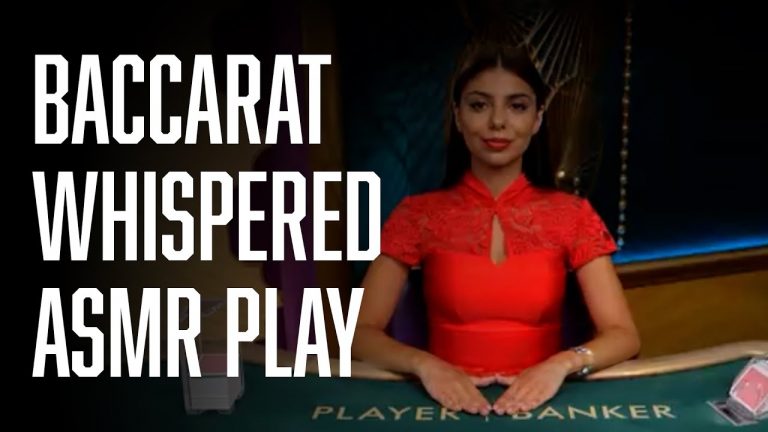 Baccarat Whispered Play Gentle ASMR Casino Session