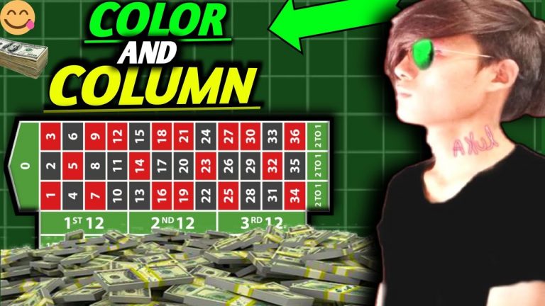 COLOR AND COLUMN BEST COMBINATIONS || ROULETTE STRATEGY TO WIN || ROULETTE TRICKS