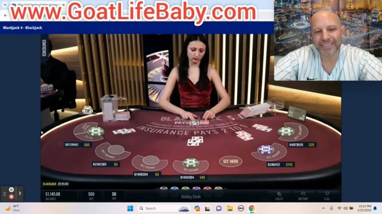 Christopher Mitchell Play LIVE Blackjack & Baccarat: $100 in 5 minutes.