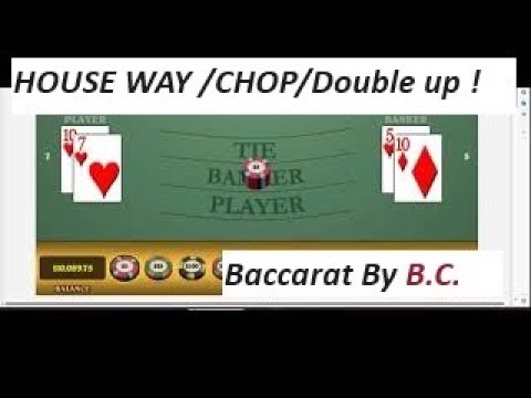 House Way with the Chop / Double up ! Cheers :))