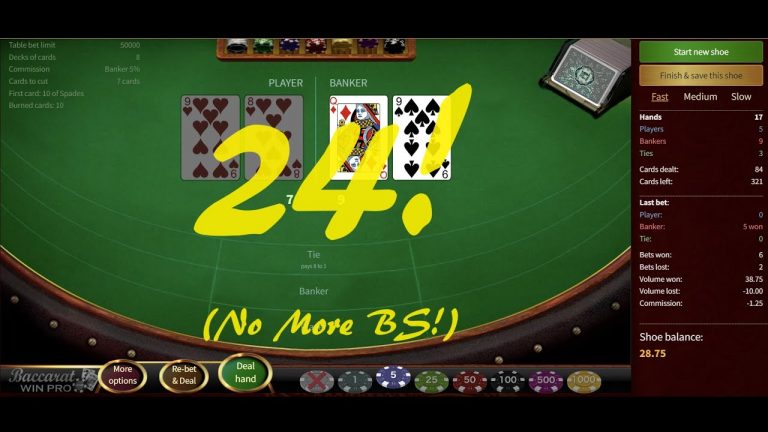 How to Win at Baccarat: Episode 1 – Introduction to 24!