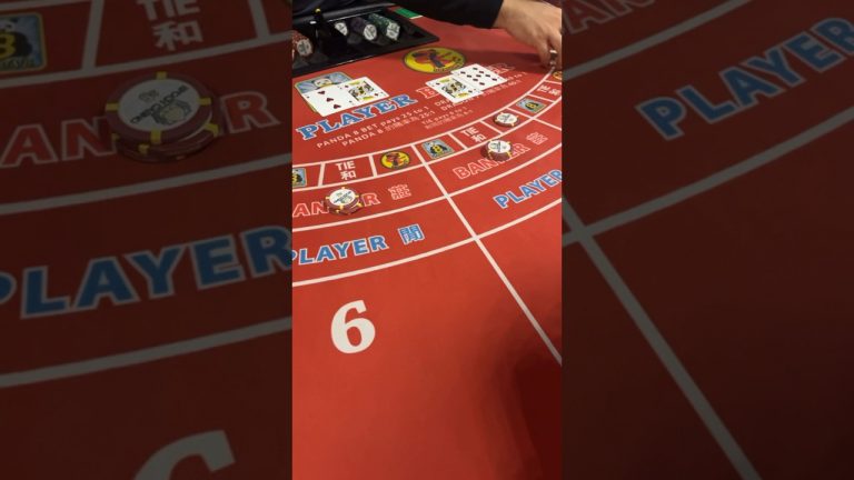 Natural 9 on Baccarat #natural #youtubeshorts #baccarat #nine #win #livebetting