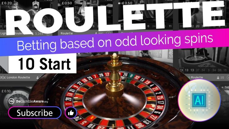 Roulette betting on the odd looking spins | Low roller | Roulette Profit and Stop