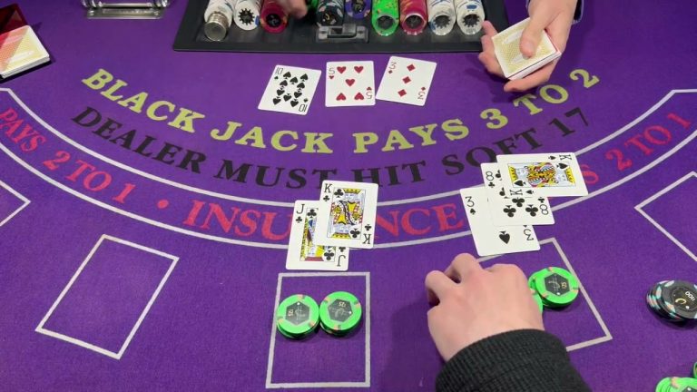 SINGLE DECK BLACKJACK ON THE PASSIONATE PURPLE TABLE