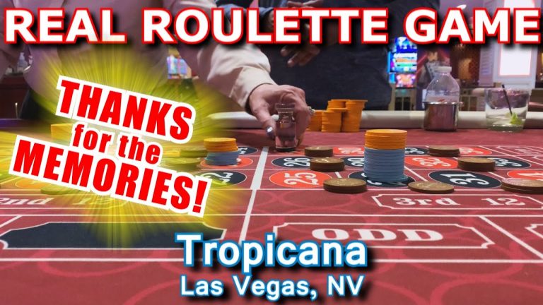 THE LAST ROULETTE GAME AT TROPICANA! – Live Roulette Game #36 – Las Vegas, NV – Inside the Casino