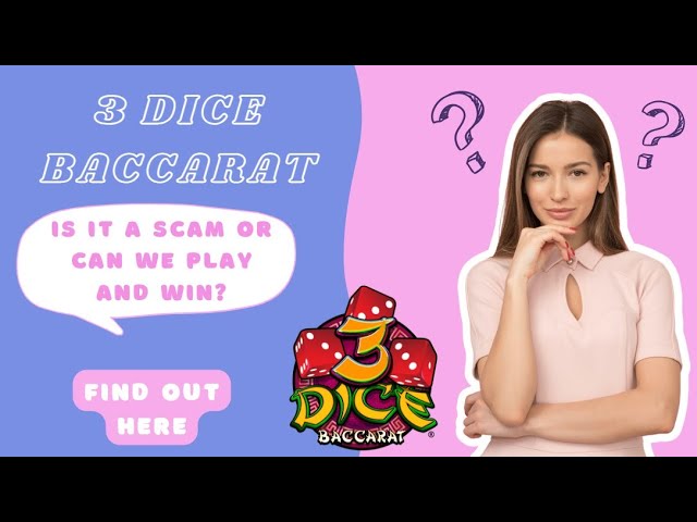 THE TRUTH ABOUT 3 DICE BACCARAT GAME, INFORMATION YOU WILL ONLY FIND HERE#casino #gaming #jaysilva