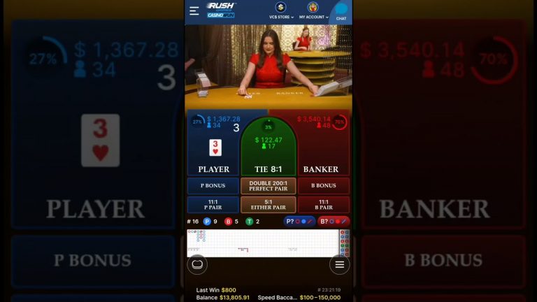 Tesla Baccarat Strategy – Another WINNING Session! – Live Dealer – Play Money