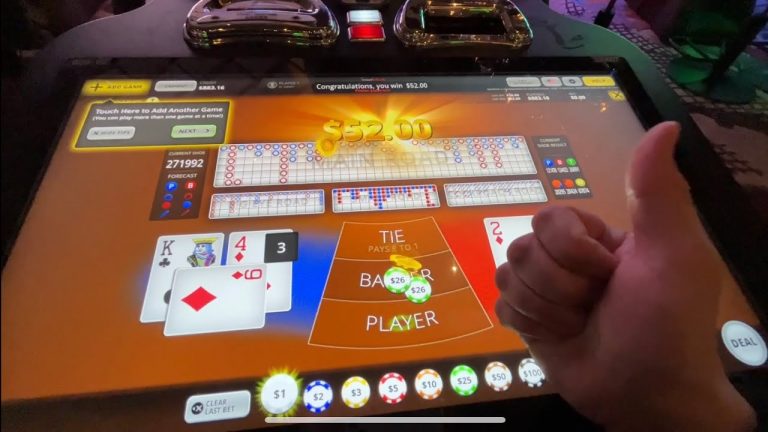 The Duck Plays Video Baccarat at The Cosmopolitan of Las Vegas