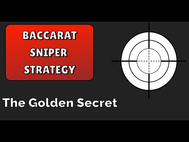 The golden secret By Stephen Tabone. A quick look at a sniper strategy set up and execution.