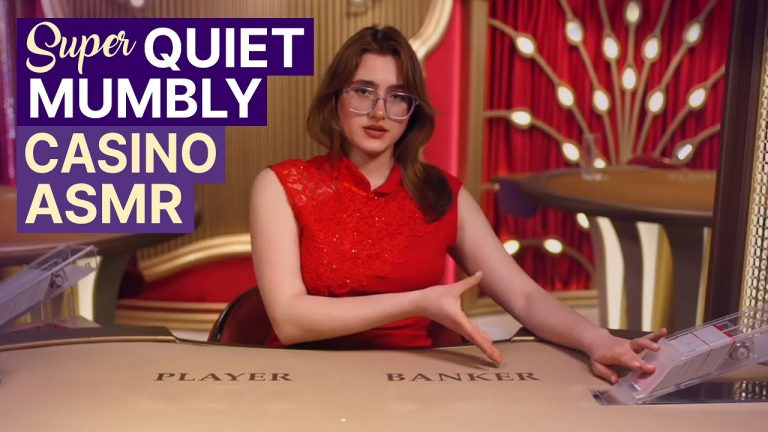 Unintentional ASMR Casino SUPER Quiet & Mumbly Baccarat