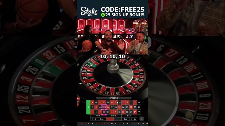 Drake Wins $5,583,600 On Roulette #stake