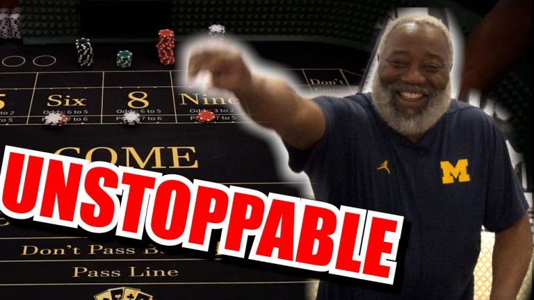 HE JUST KEPT WINNING 30 Roll Craps Challenge – WIN BIG or BUST #427