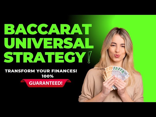 OUR UNIVERSAL BACCARAT STRATEGY WILL TURN YOU INTO A WINNER #gaming #gambling #baccaratjay